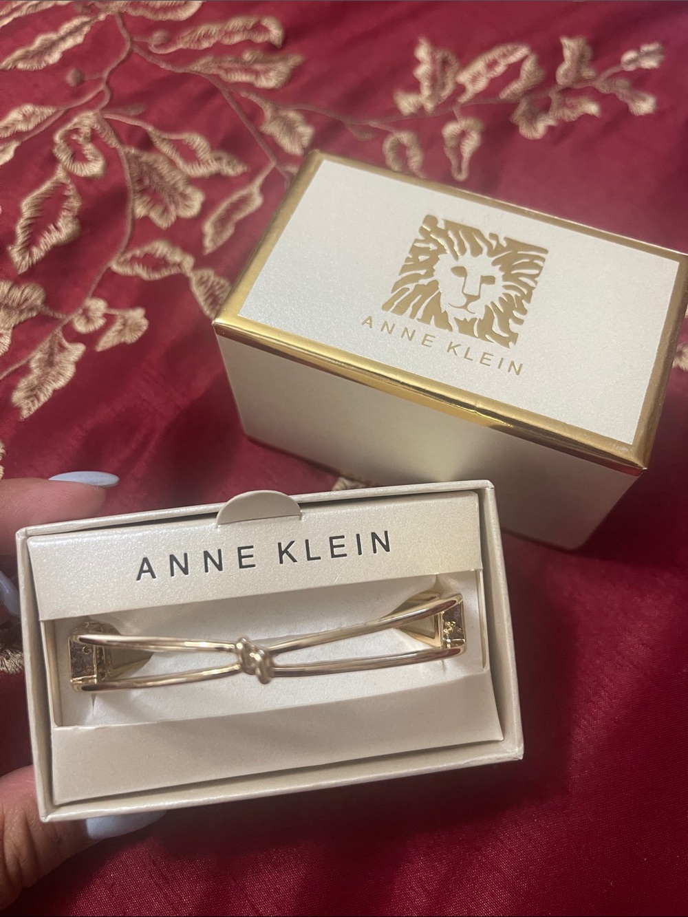 Anne Klein Gold-Tone Bangle Bracelet